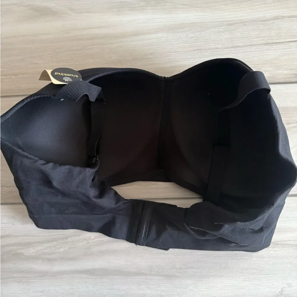 truekind Supportive Comfort Wireless Shaping Bra Black 3XL NWT